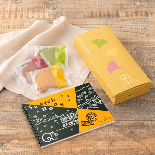 【販売終了】「鎌倉だより9枚入」と「B6スケッチブック(鎌倉の四季)」