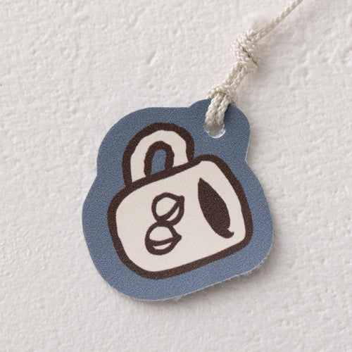 リスくん刺繍入 布製ブックカバー