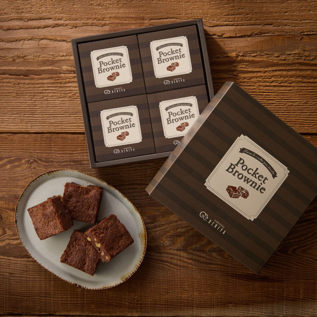 【販売終了】ポケットブラウニー4個入&ミニトート3色セット