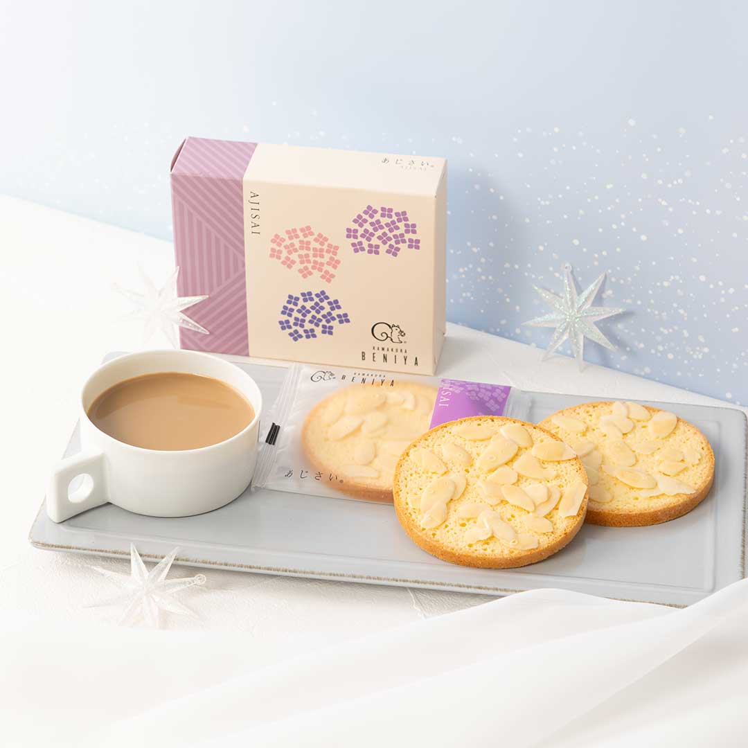 あじさい3枚入 | 鎌倉紅谷 公式オンラインショップ