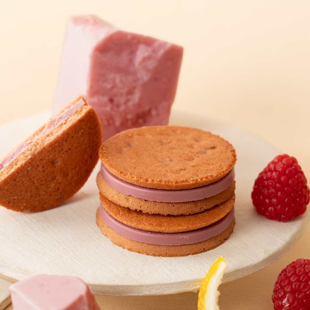 ゆずベリー&ルビーチョコレート(断面アップ)