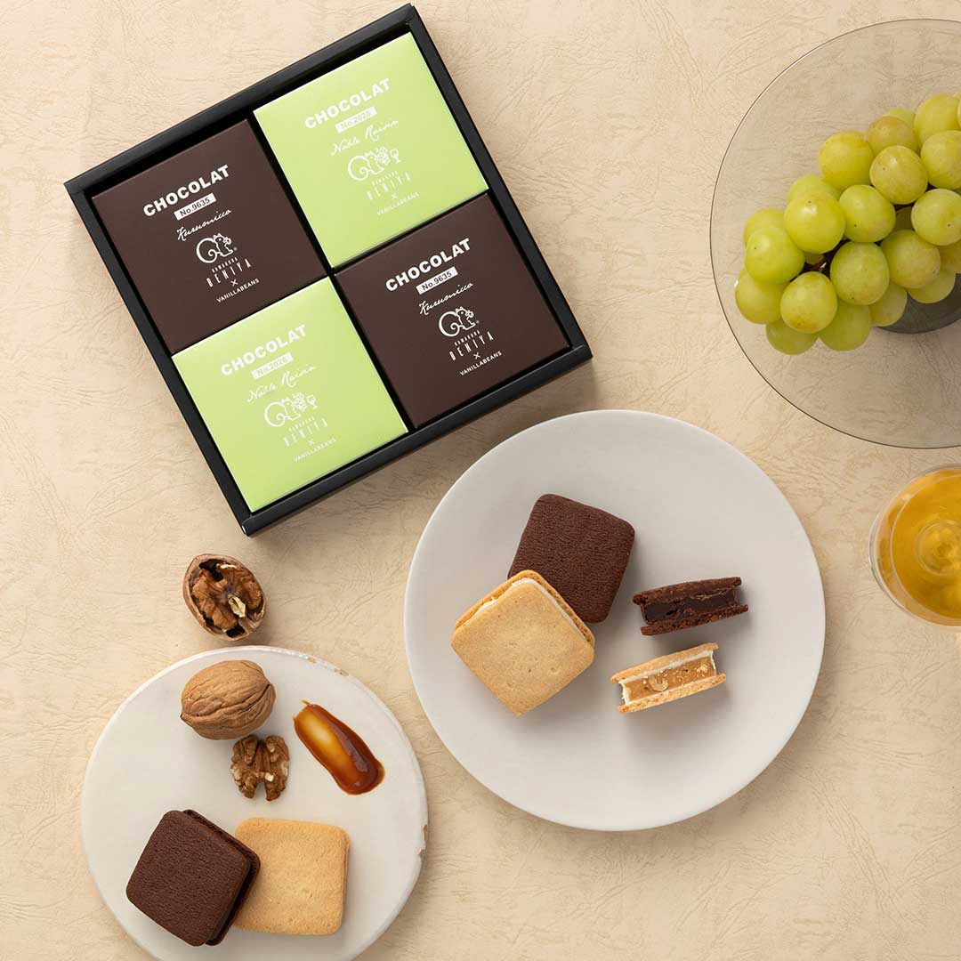 chocotetoさま専用 ショーコラ クルミッ子×ノーブルレザン 2種4個入 | 鎌倉紅谷 公式