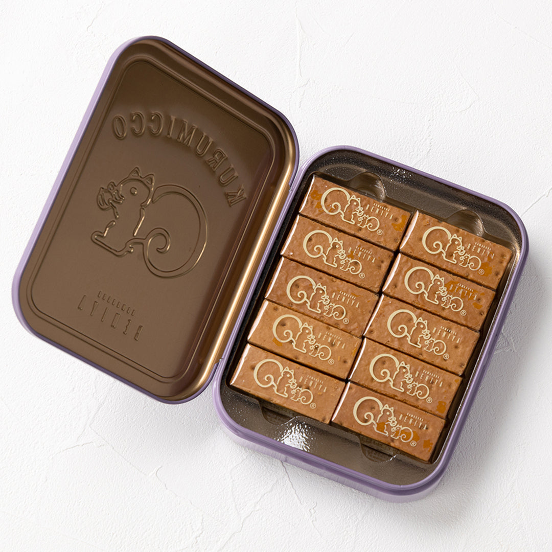 二次販売】クルミッ子10個入（缶）ライラック | 鎌倉紅谷 公式