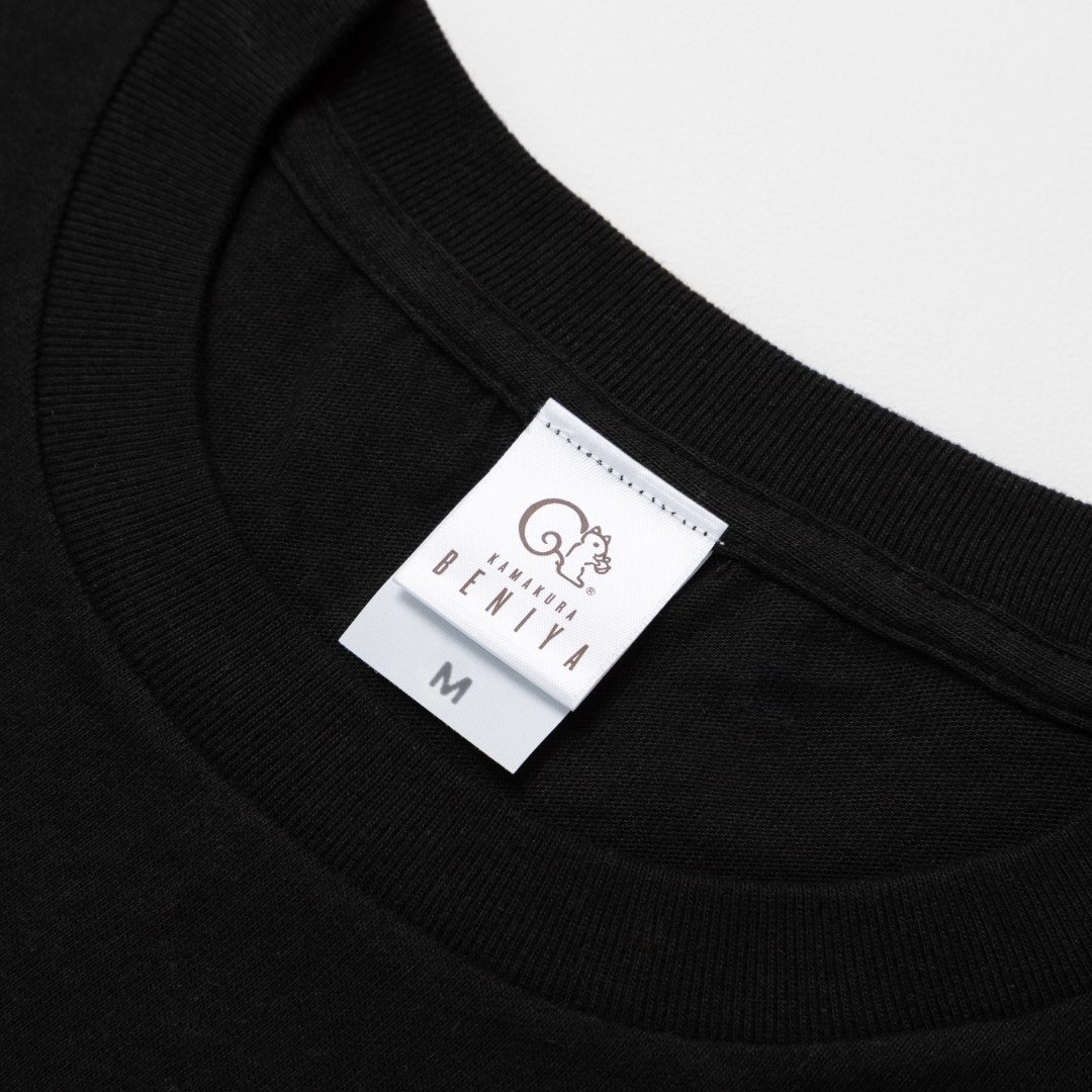 【販売終了】鎌倉紅谷Tシャツ黒Mサイズ