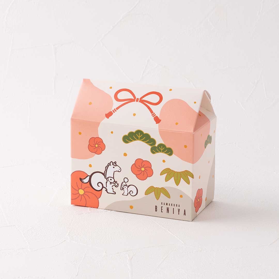 詰合せ01 ハウス型BOX（2026初春）（クルミッ子2個 あじさい1枚 鎌倉だ