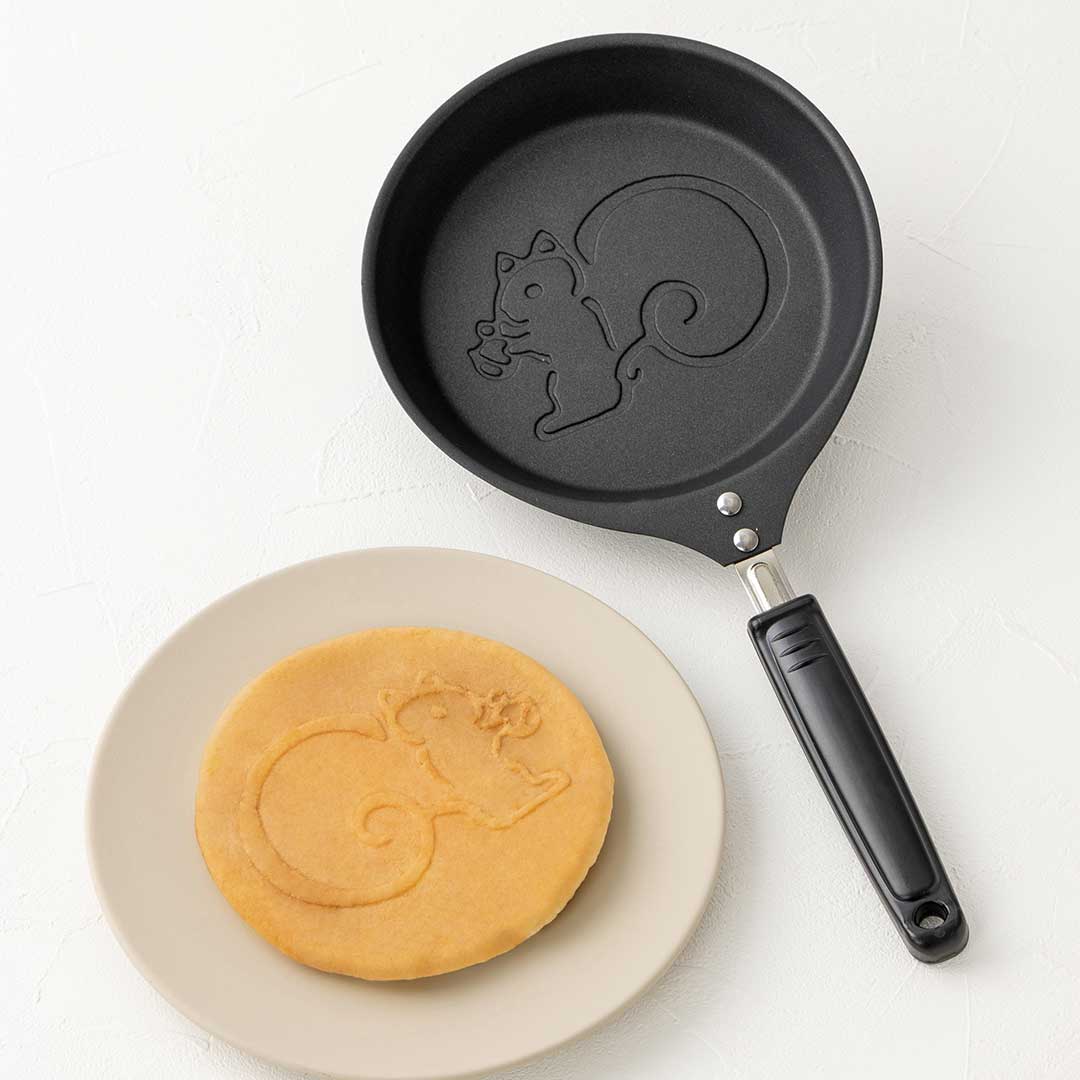 [福袋限定]リスくんミニパン（パンケーキでの使用イメージ）